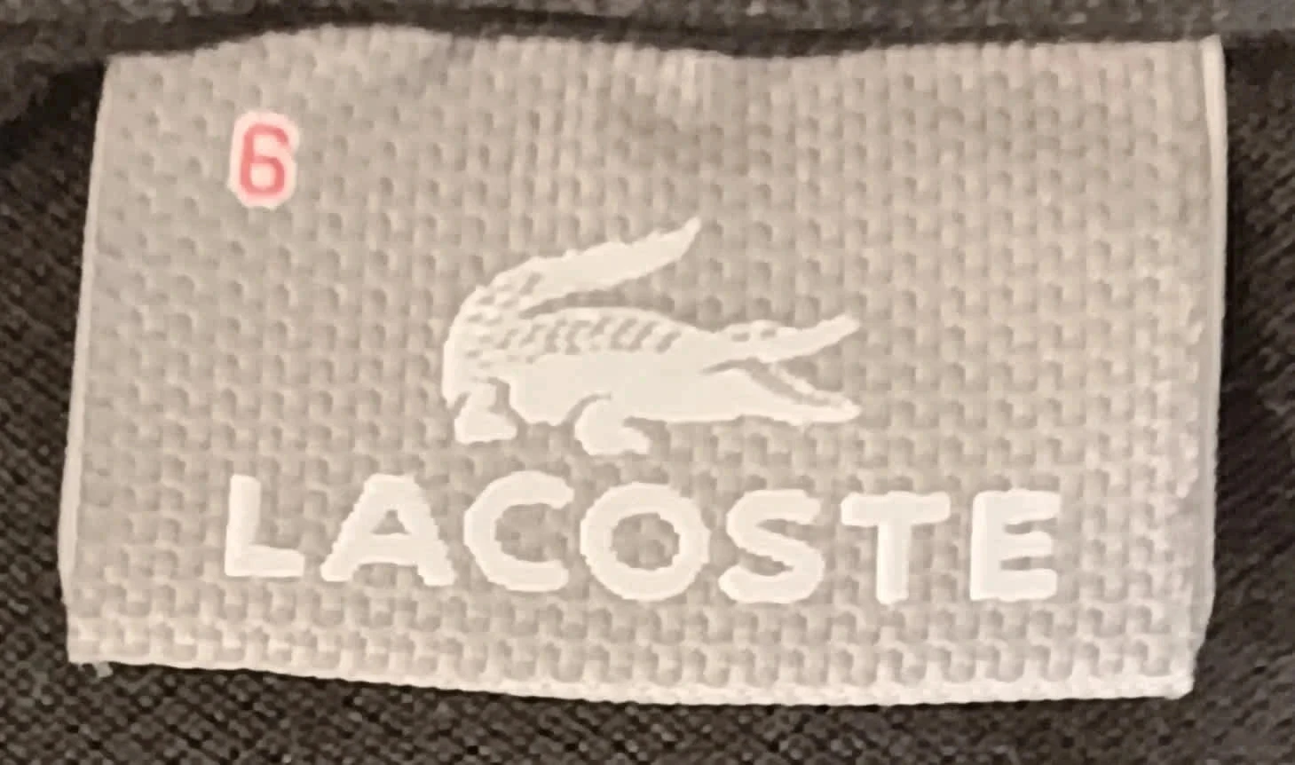 Polo Lacoste preto mangas longas Tamanho 6 – photo 8